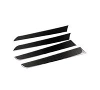 SQOFJGIGN Interior Coche 4 Piezas para A4 B8 2009 2010 2011 2012 2013 2014 2015 2016 Panel De Puerta Interior Embellecedor Adhesivo De Carbono ABS para Coche Decoracion Coche Interior