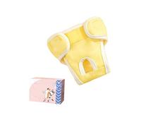 SQOYEI 4 Estaciones Pequeño Pañales para Perros Hembra Absorbente, Reutilizable Bragas Perras Menstruales para La Incontinencia Bragas para Perros Celo Hembra Interior(M,Set B)