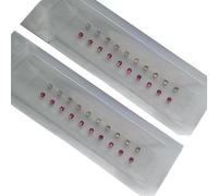 SQOYEI Alta Viscosidad Acupuncture Semillas de Oreja Con Pinzas Moda Joyería Semillas Prensa Orejas para Principiantes Masaje de Oídos Pérdida de Peso(N-40pcs)