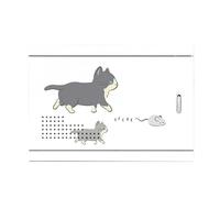 SQOYEI Autoadhesivas Tapa Contador Luz Pegatinas Tienda De Yoga, Tapa Cuadro Electrico Decorativo Fácil De Instalar, Impermeable Cubre Cuadro Electrico(41 * 23cm,4)