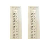 SQOYEI Combinan A La Perfección Semillas Prensa Orejas Cuentas Magnéticas Masaje, Decoración Acupuncture Semillas de Oreja para Promover El Sueño, Masaje de Oídos(A-40pcs)