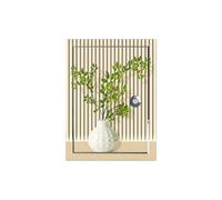 SQOYEI Cuadro con Flores Tapa Cuadro Electrico Decorativo, Autoadhesiva Pegatinas Tapa Contador Luz Entrada, Pasillo Cubre Cuadro Electrico(62 * 92cm,Plant F)