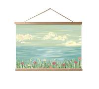 SQOYEI Cuadro Enrollable Tapa Contador Luz, Residencia Tapa Cuadro Electrico Decorativo, Reutilizable Cubre Cuadro Electrico Mural(40 * 30cm,Landscape B)