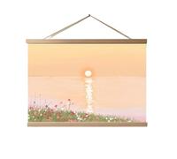 SQOYEI Cuadro Enrollable Tapa Contador Luz, Residencia Tapa Cuadro Electrico Decorativo, Reutilizable Cubre Cuadro Electrico Mural(40 * 30cm,Landscape C)