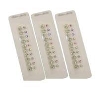 SQOYEI Cuentas Magnéticas Semillas Prensa Orejas Pegatina Transparente Alivia El Insomnio Acupuncture Semillas de Oreja Bajar de Peso Masaje de Oídos(60pcs)