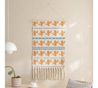 SQOYEI Estilo Bohemio Tapa Cuadro Electrico Decorativo, Tejida a Mano Tapa Contador Luz, Dormitorio Borla Cubre Cuadro Electrico(Picture M)