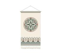 SQOYEI Estilo étnico Tela Tapa Contador Luz, Engrosada Vertical Cubre Cuadro Electrico Reutilizable Tapa Cuadro Electrico Hotel(50x85cm,Draw E)