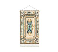 SQOYEI Estilo étnico Tela Tapa Contador Luz, Engrosada Vertical Cubre Cuadro Electrico Reutilizable Tapa Cuadro Electrico Hotel(60x100cm,Draw A)