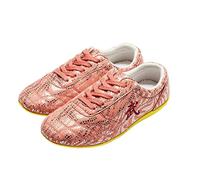 SQOYEI Kárate Taekwondo Zapatos de Taekwondo Profesionales, Antideslizantes Suelas de Tendón Bovino Suela de Goma Adolescentes Tai Chi Zapatos(38 EU,I)