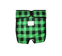 SQOYEI Medio Grande Pequeño Reutilizable Bragas Perras Menstruales para Acampar, Pañales para Perros Hembra a Prueba De Fugas Bragas para Perros Celo Hembra(Verde,M)