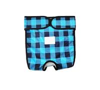 SQOYEI Medio Grande Pequeño Reutilizable Bragas Perras Menstruales para Acampar, Pañales para Perros Hembra a Prueba De Fugas Bragas para Perros Celo Hembra(Azul,M)