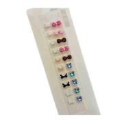 SQOYEI Moda Decorativas Semillas Prensa Orejas para Conciertos, Masaje de Oídos Masajes Acupuncture Semillas de Oreja para Promover El Sueño, Bajar de Peso(A-20pcs)