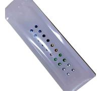 SQOYEI Parche Transparente Semillas Prensa Orejas para Masaje de Oídos Duradero Acupuncture Semillas de Oreja Espectáculos Al Aire Libre(Coloured - 20 pcs)