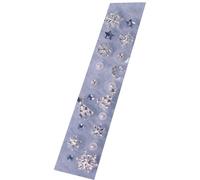 SQOYEI Performance de Baile Masaje de Oídos No Se Requiere Perforación, Moda Acupuncture Semillas de Oreja para Boda Semillas Prensa Orejas(Silver - 20PCS)