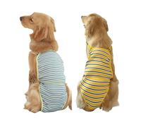 SQOYEI Perro Perdiguero De Oro Mono Bragas Perras Menstruales para Viajar, Parque Comodidad Pañales para Perros Hembra a Prueba De Fugas Bragas para Perros Celo Hembra(M,Set A)