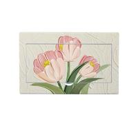 SQOYEI Pintura Floral Tapa Contador Luz Pegatina Escuela, Hotel Tapa Cuadro Electrico Decorativo, Moderna Cubre Cuadro Electrico Impermeable(48 * 24cm,H)