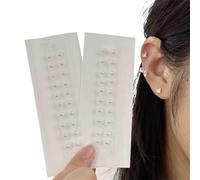 SQOYEI Semillas Prensa Orejas para La Relajación Diaria Reflexología Cuentas Magnéticas Masaje Acupuncture Semillas de Oreja Conciertos Masaje de Oídos(H-40pcs)