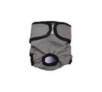 SQOYEI Transpirable Bragas para Perros Celo Hembra, a Prueba De Fugas Reutilizable Bragas Perras Menstruales Medio Grande Pequeño Pañales para Perros Hembra Ajustable(M,Gray-Female Dog)