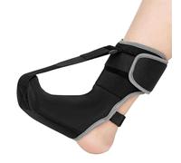 SQOYEI Transpirable Ferula Nocturna Fascitis Plantar Duradera Ajustable Férula Nocturna para Fascitis Plantar para Pie, Dolor En El Talón(M,Negro)