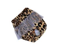SQOYEI Verano Pequeño Bragas para Perros Celo Hembra a Prueba De Fugas, Comodidad Reutilizable Bragas Perras Menstruales Elástico Pañales para Perros Hembra(M,G)