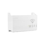 SQQCREATO Caja Router Pared Caja de almacenamiento for enrutador montaje en pared, estante for oficina casa for enrutadores(White)
