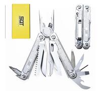 SQT 2048 Multiherramienta 20 en 1, regalos para hombres, plegable y autobloqueante, multiherramienta profesional para bricolaje, camping al aire libre y reparaciones del hogar...