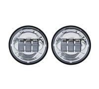 SQTGJJJ Faros motocicleta Proyector Led 7 pulgadas, faro H4 4,5, luces antiniebla paso motocicleta, lámpara Electra para Glide Softail para Fat Boy Touring Parts Faros Moto Faros(4.5 inch fog light.)