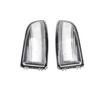 SQTGJJJ Luces de giro Luz LED Señal Giro Dinámica Lámpara Indicadora Secuencial Espejo Para Megane Para MK3 Para Scenic Para Fluence Intermitentes laterales(Crystal)