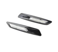 SQTGJJJ Luces Giro Indicadoras 2x luz LED secuencial de señal giro lateral para F30 E90 E91 E92 E93 E46 E60 E61 sin errores Intermitentes coche(Crystal white)