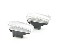 SQTGJJJ Luces Giro Indicadoras 34301-S5A-013 2x luz de señal giro lateral dinámica para Accord para Civic para ciudad para CR-V lámpara repetidora LED que fluye Intermitentes coche(Crystal white)