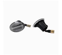 SQTGJJJ Luces Giro Indicadoras Luz LED intermitente secuencial de señal giro, indicador lateral para FIAT 4S 63 3P para NUOVA 500 para ABARTH para Ford para KA Intermitentes coche(Dynamic Crystal)