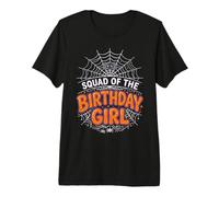 Squad of The Birthday Girl Web Spider - Camiseta de Fiesta de Halloween Camiseta Premium