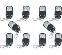 SQUADO Juego de 10 mandos a distancia universales para puerta automática duplicador inalámbrico remoto universal 433 MHz