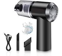 SQUADO Mini aspirador para coche inalámbrico recargable - Potente, versátil y portátil
