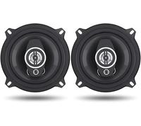 SQUADO Par de altavoces de audio para coche, 10 cm, 250 W, 2 vías, con rejilla, altavoces de 4 ohmios, TS-1072