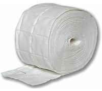 SQUADO Rollo de almohadillas precortadas para reconstrucción de uñas, 300 unidades, 5 x 4 cm, celulosa blanca