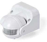SQUADO Sensor Detector de movimiento infrarrojo PIR crepuscular Detecta 180° crepuscular 10M interruptor de pared de alta sensibilidad para uso interior y exterior LightSensor
