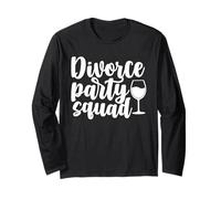 Squadra Della Festa del Divorzio Divorciado Divorcio Ex Manga Larga