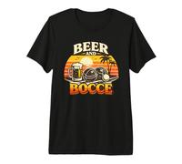 Squadra Italiana di giocatori di Bocce retrò Beer and Bocce Camiseta Premium