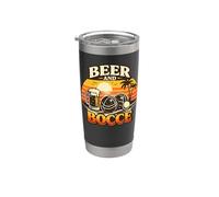 Squadra italiana di giocatori di bocce retrò Beer and Bocce Vaso térmico de acero inoxidable de doble pared