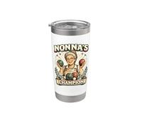 Squadra italiana di giocatori di bocce retrò Nonnas Champion Vaso térmico de acero inoxidable de doble pared
