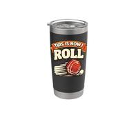Squadra italiana di giocatori di bocce This is how I Roll Vaso térmico de acero inoxidable de doble pared