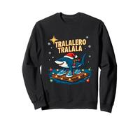 Squalo Natalizio Tralalero Tralala en Zattera Festiva Sudadera