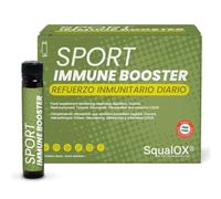SqualOX® Sport Immune Booster - Refuerzo Inmunitario diario para deportistas | Escualeno Vegetal | Taurina | Vitaminas C, D, E | 28 Ampollas bebibles
