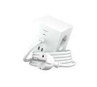 Avolt Regleta eléctrica Square 1. toma de corriente y USB-C 30W 3 m White Martinelli Luce edition