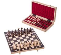 Square - Ajedrez de Madera - AMBASADOR Mini - 35 x 35 cm - Piezas de ajedrez & Tablero de ajedrez