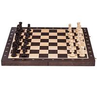 Square - Ajedrez de Torneo de Madera Staunton n.° 6 WENGE - Tablero de ajedrez & Piezas de ajedrez