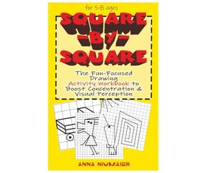 Square-By-Square: The Fun-Focused Drawing Activity Workbook to Boost Concentration & Visual Perception (Neurotrainer)