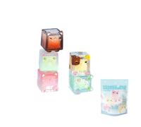 Square Cat Series Blind Box Action Figuras Misterio Box Lindos Juguetes Aleatorios Regalos de Cumpleaños Navidad Juguetes Coleccionables para Adornos de Escritorio, 1 PC