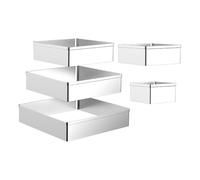 Square Cookie Cutter - Stainless Steel Mold Set | 5-Piece Baking Tool